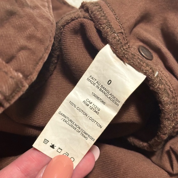 GARAGE WIDE LEG JEANS BROWN DENIM - Picture 2 of 7